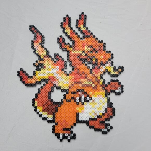 Gigantamax Charizard Menu Icon Perler Bead Pixel Art - Picture 2 of 2
